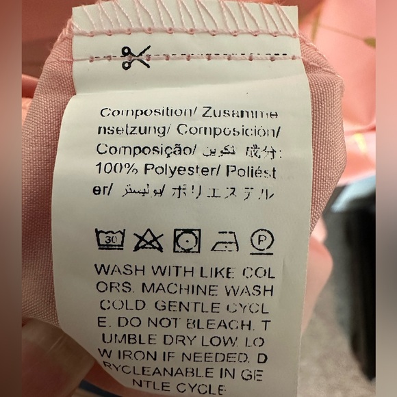 Dusty Pink Casual Geometric Top XL - Picture 6 of 6